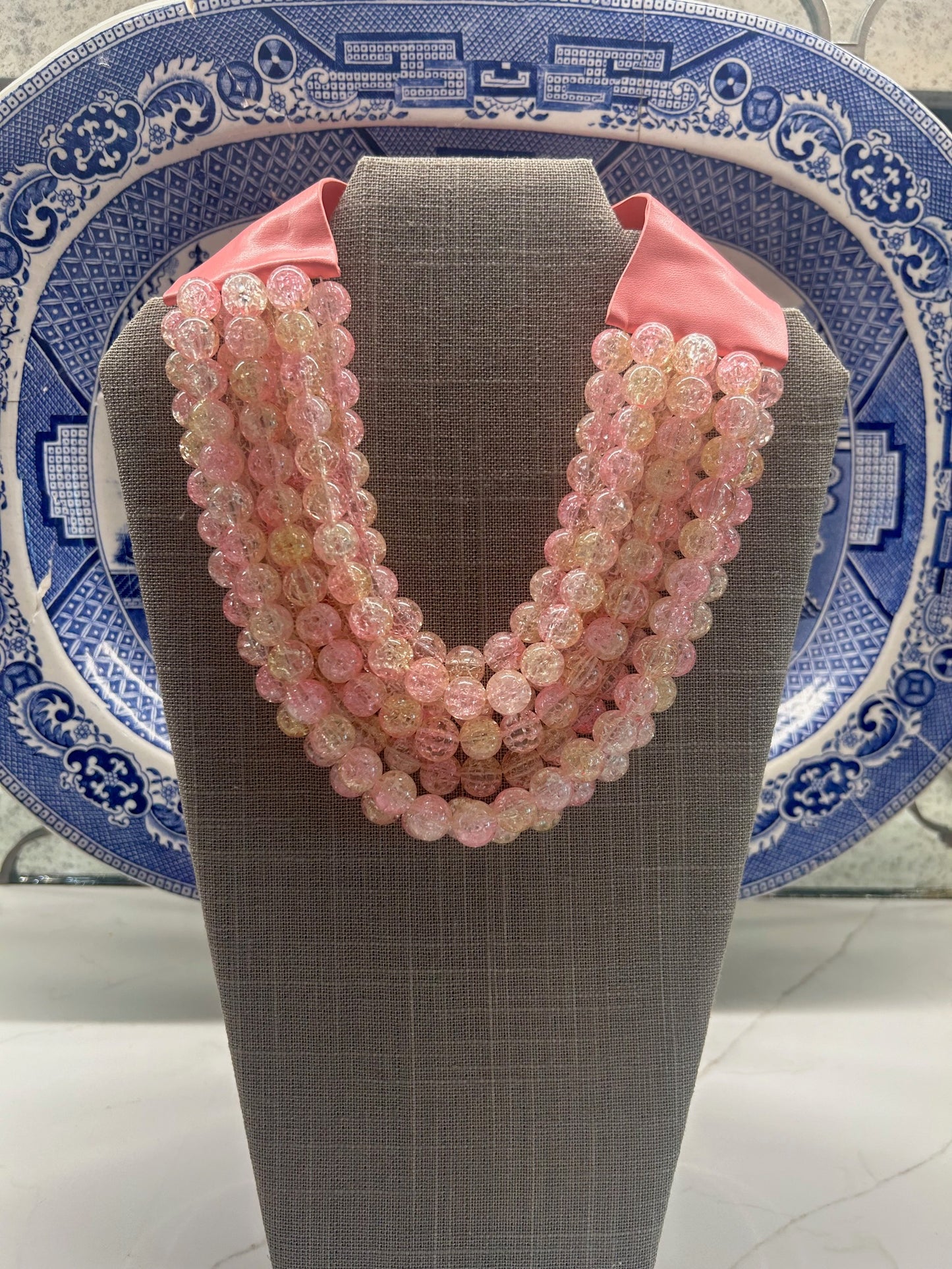 Penelope Pink Strand Necklace