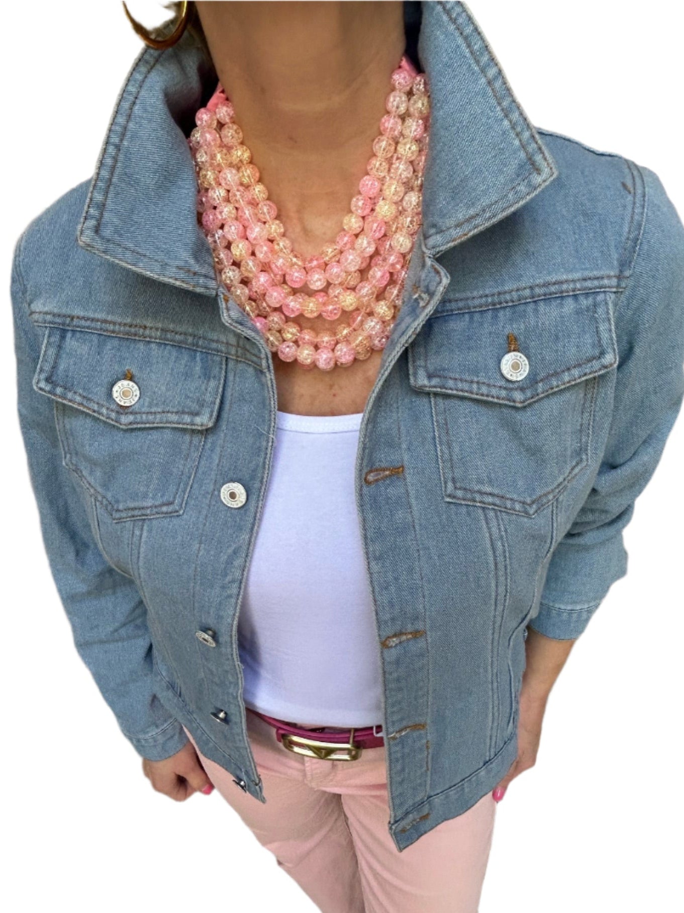Penelope Pink Strand Necklace