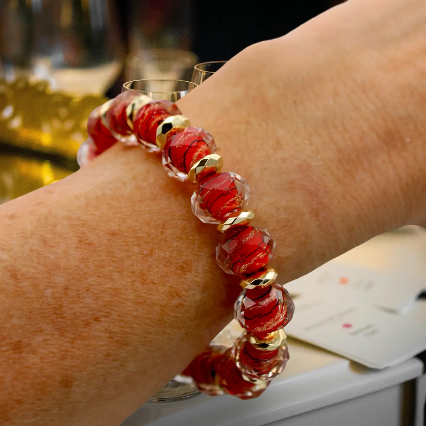 Pre-Order Poinsettia Bracelet