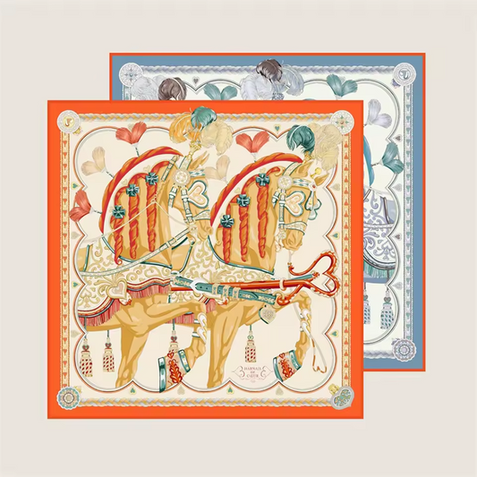 Two Sided Equestrian Scarf