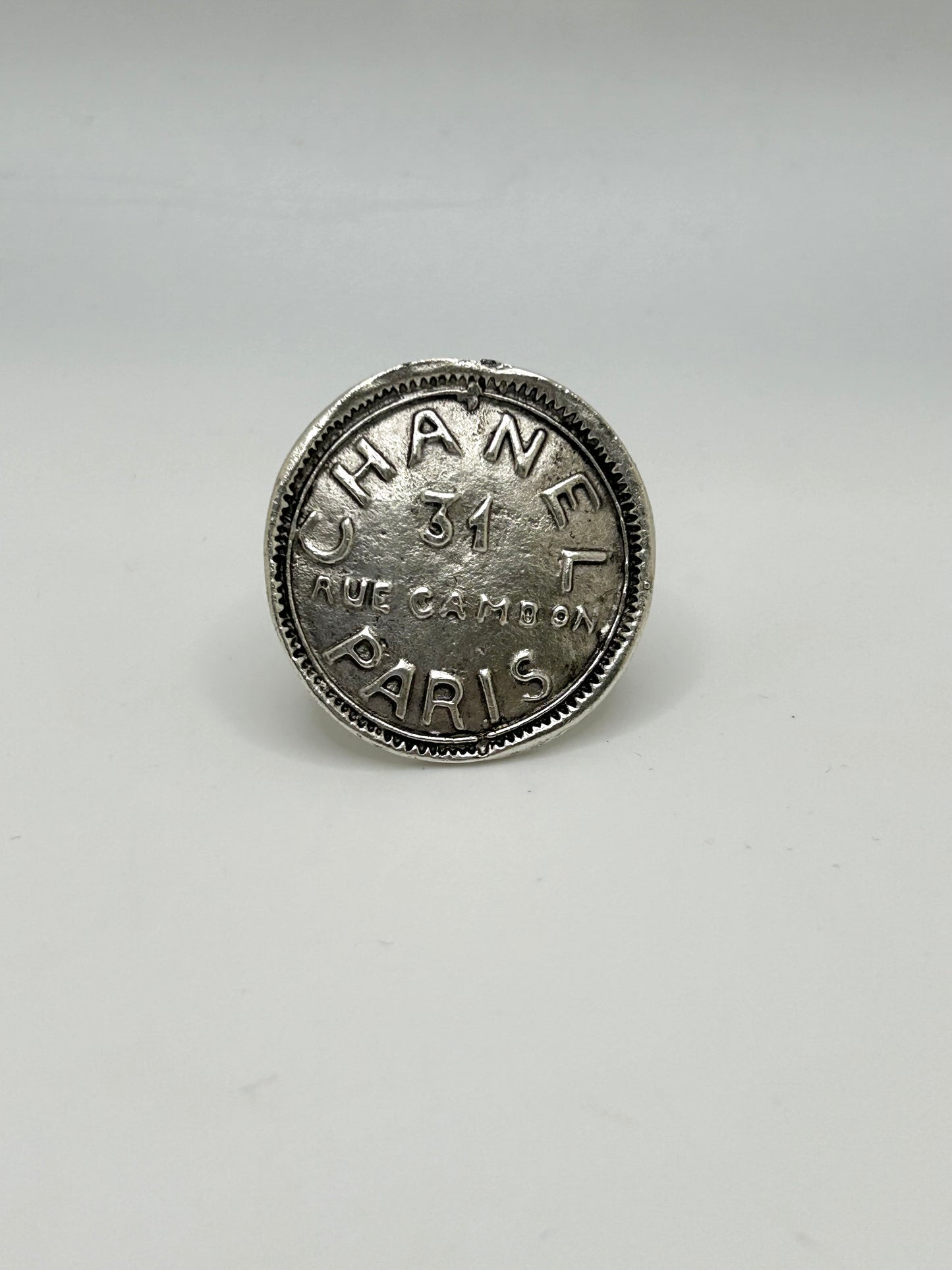 Coin French Paris Ring-Silver