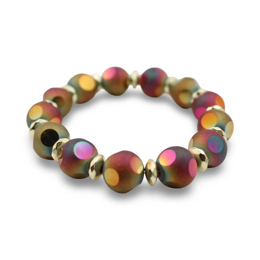 Sparkle Hour Bracelet-Gold Multi
