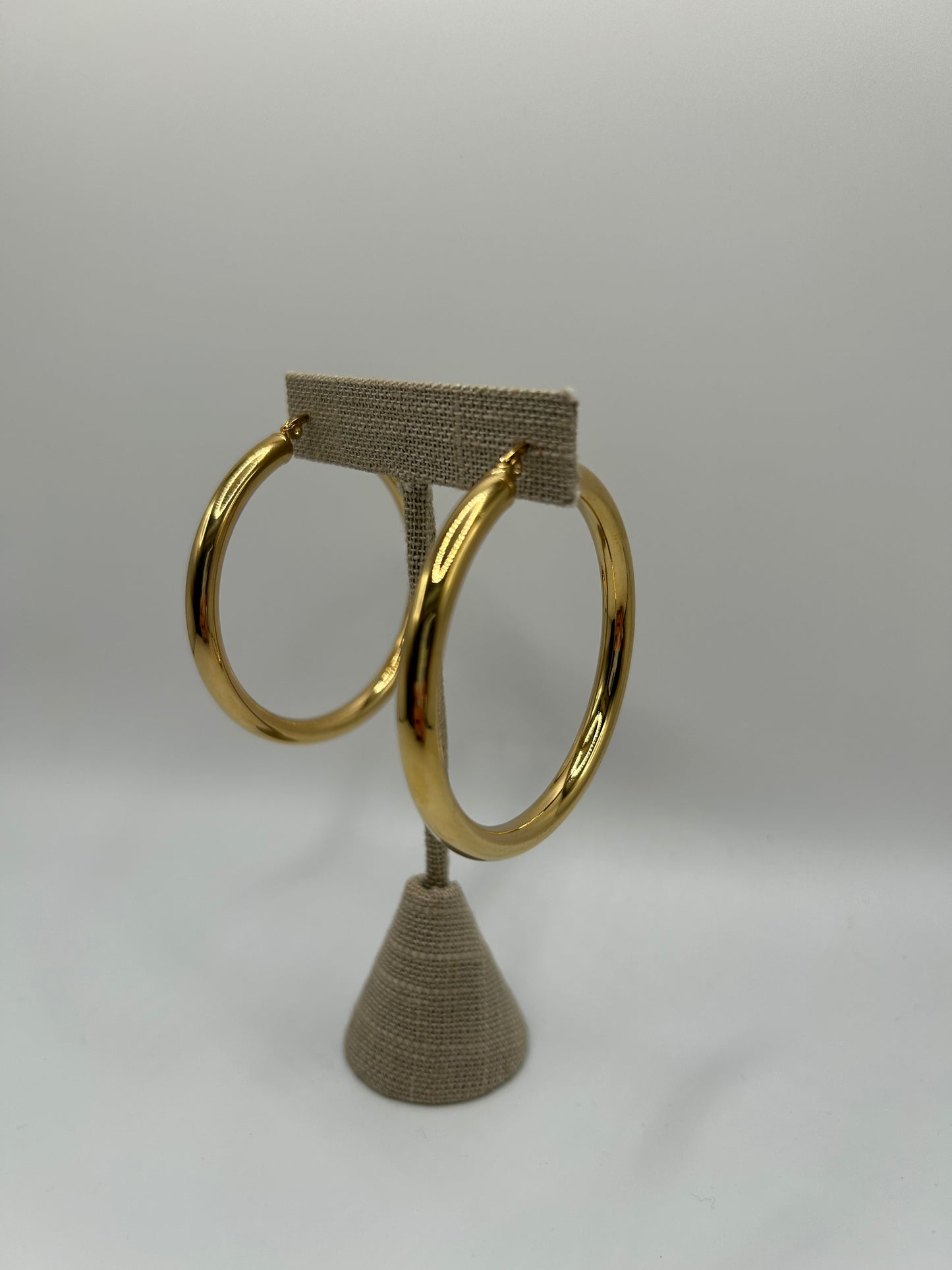 Gold Hoop- Stainless Steel