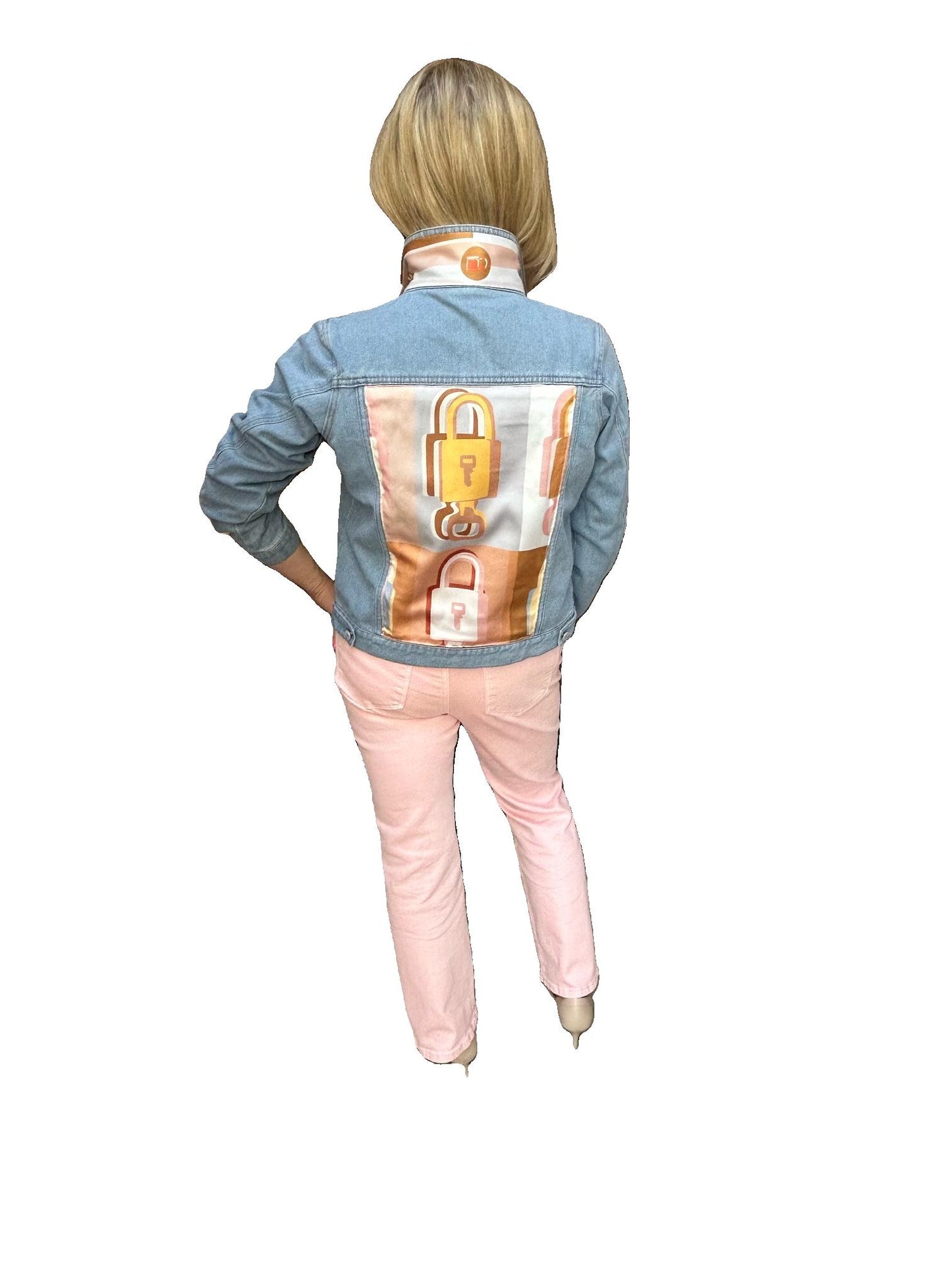 Luxurious Lock Scarf Jacket