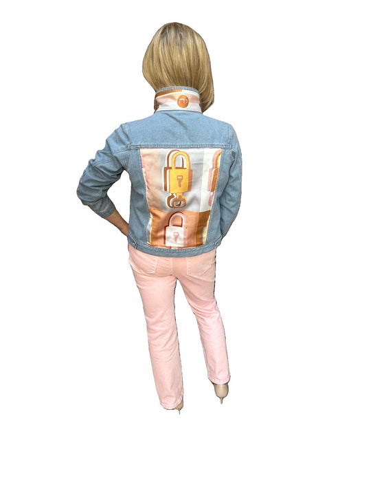 Luxurious Lock Scarf Jacket