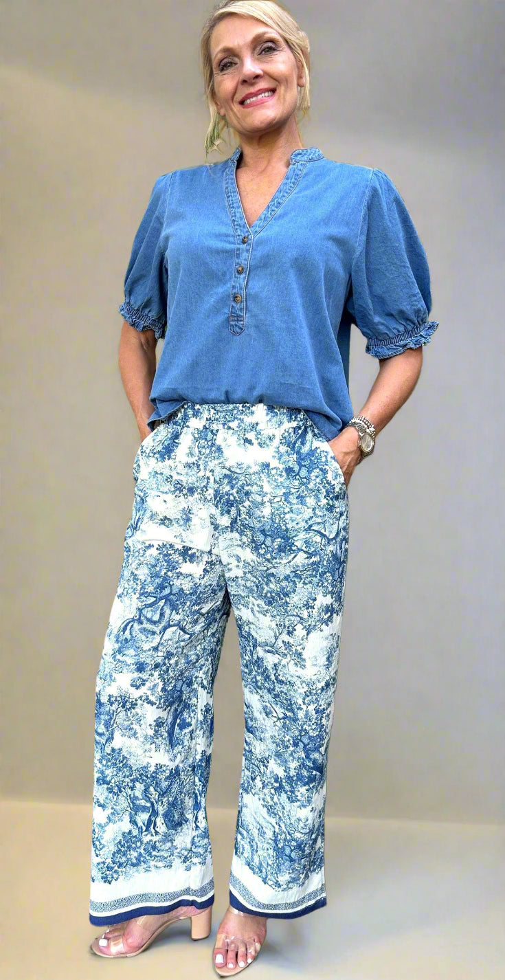 Toile De Jouy Pant