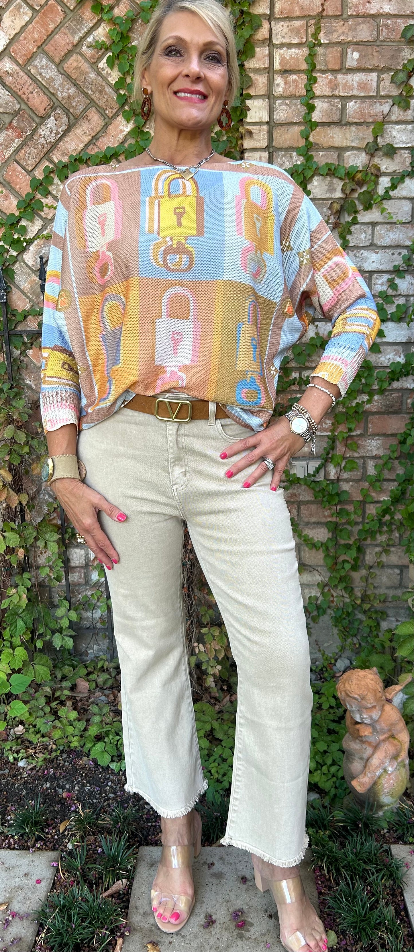 Vibrant Pastel Lock- Amalfi Knit