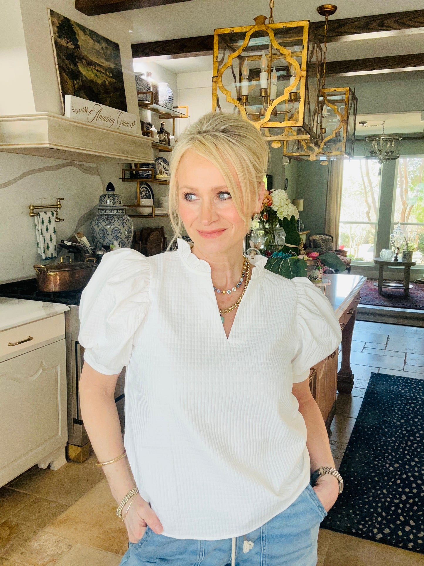 White Petal Blouse