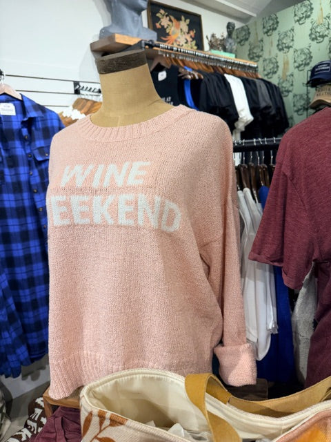 Wine Weekend Knit Sweater