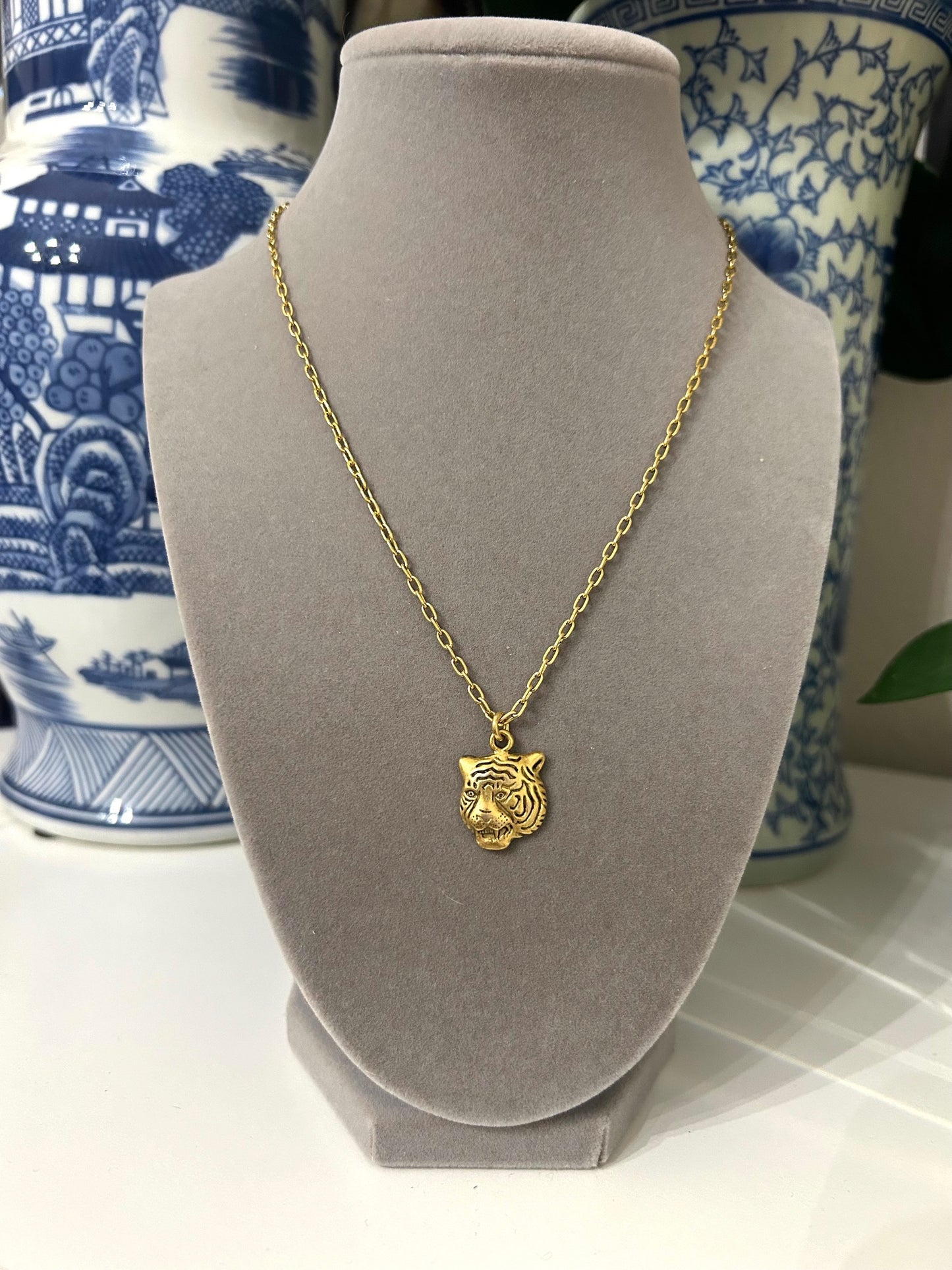 Tiger Gold Necklace