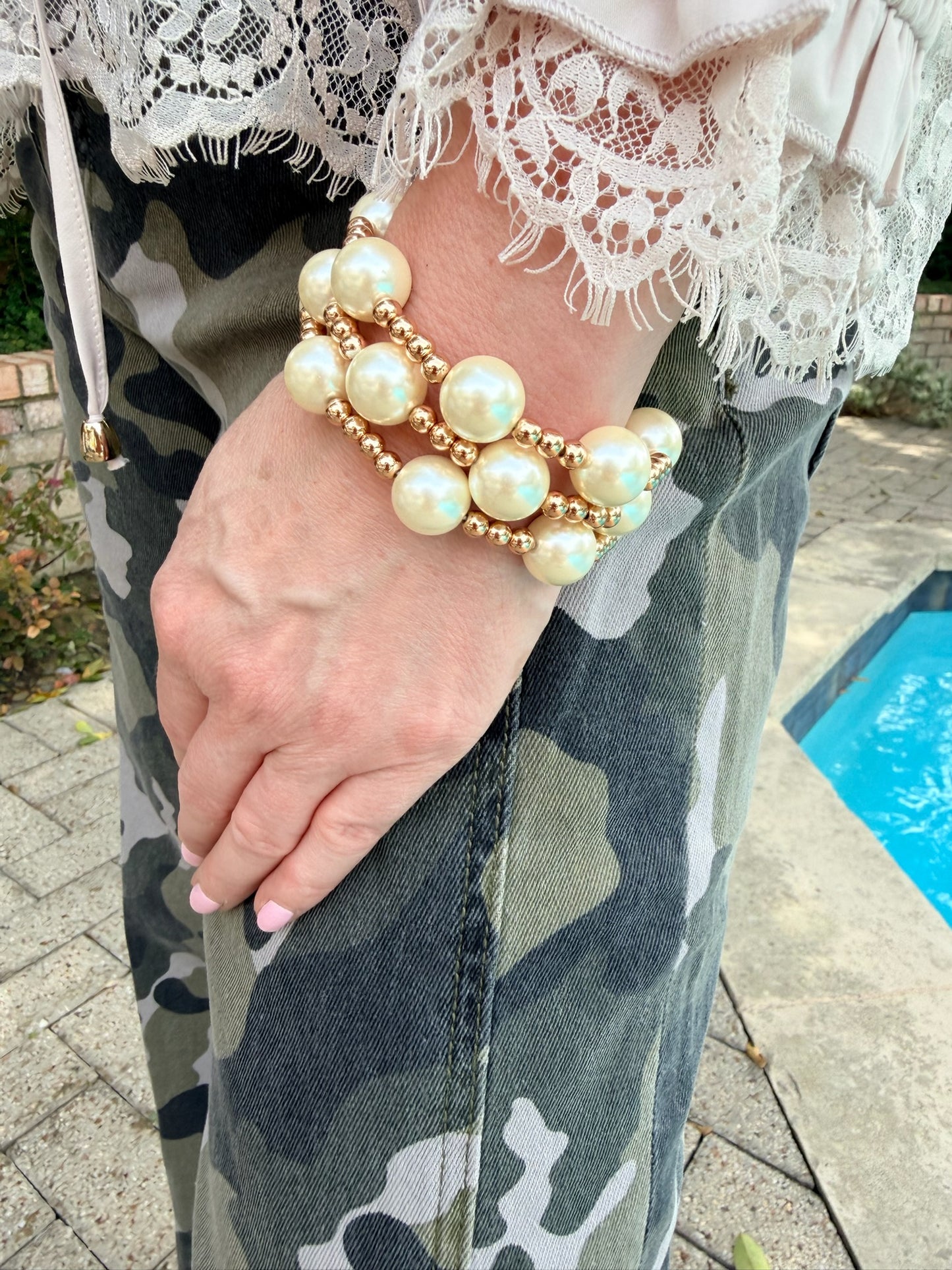 Pearl Chic Stretch Bracelets