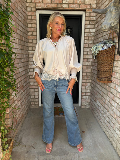 Pearl Lace Blouse