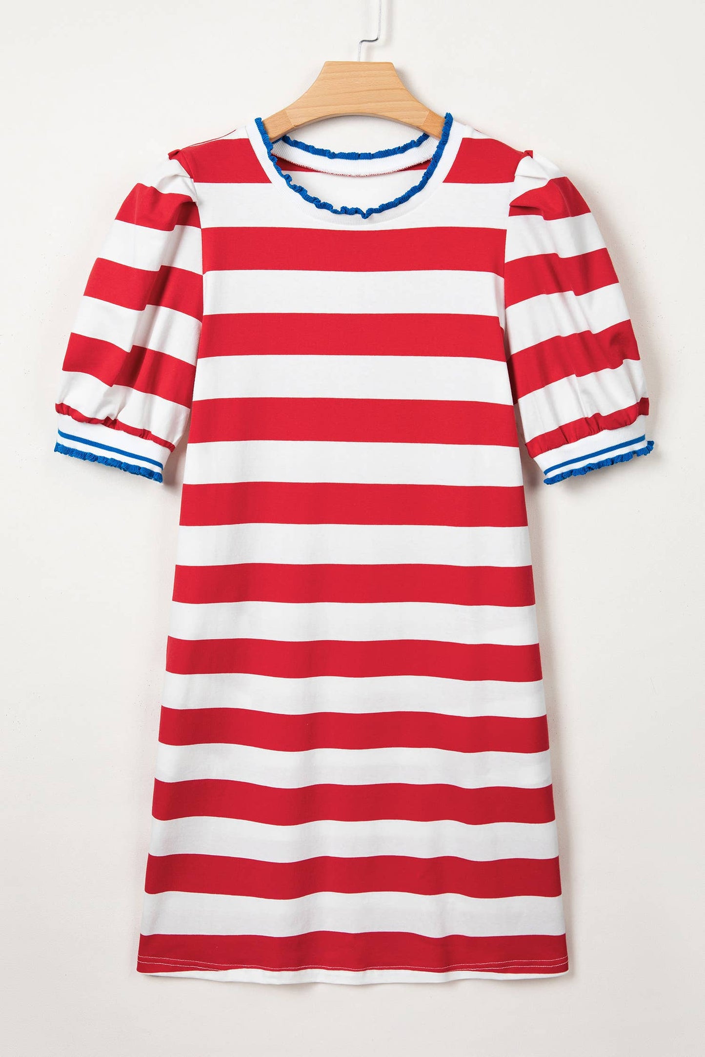 Summer in July -Red and White Stripe Dress