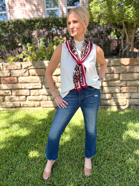 Oh So Versatile Scarf-Leopard