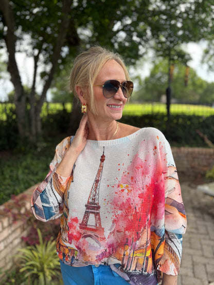 Eiffel Tower- Italian Knit