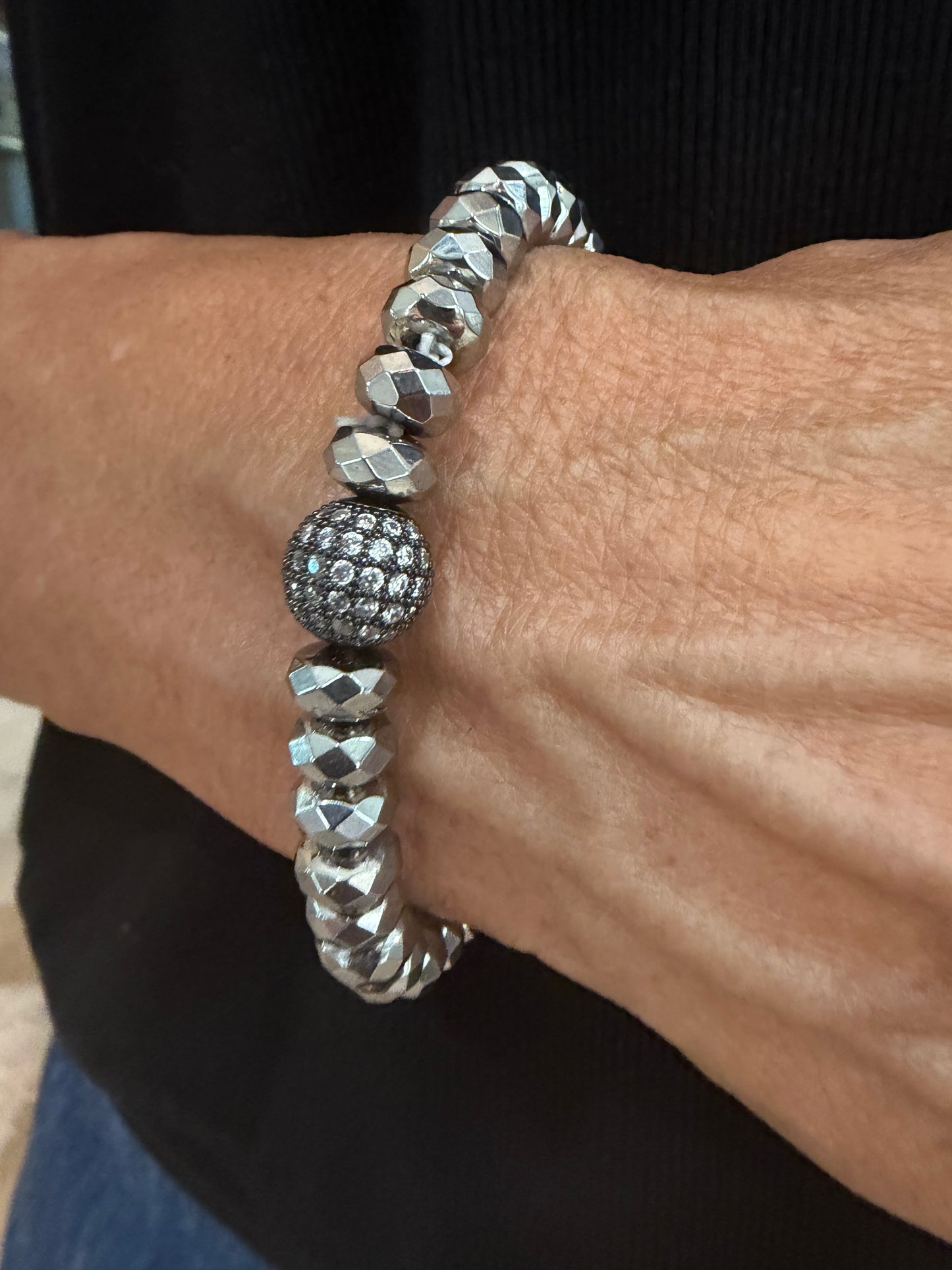 Urban Glam Bracelet-Gunmetal