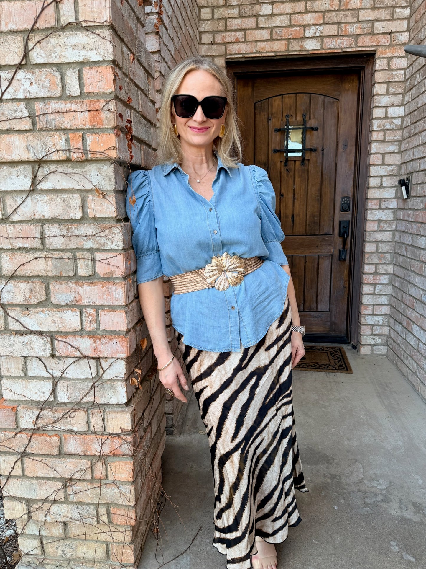 Livia Chambray Blouse