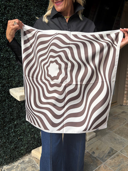 Zebra Double Sided Scarf