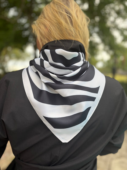 Zebra Double Sided Scarf
