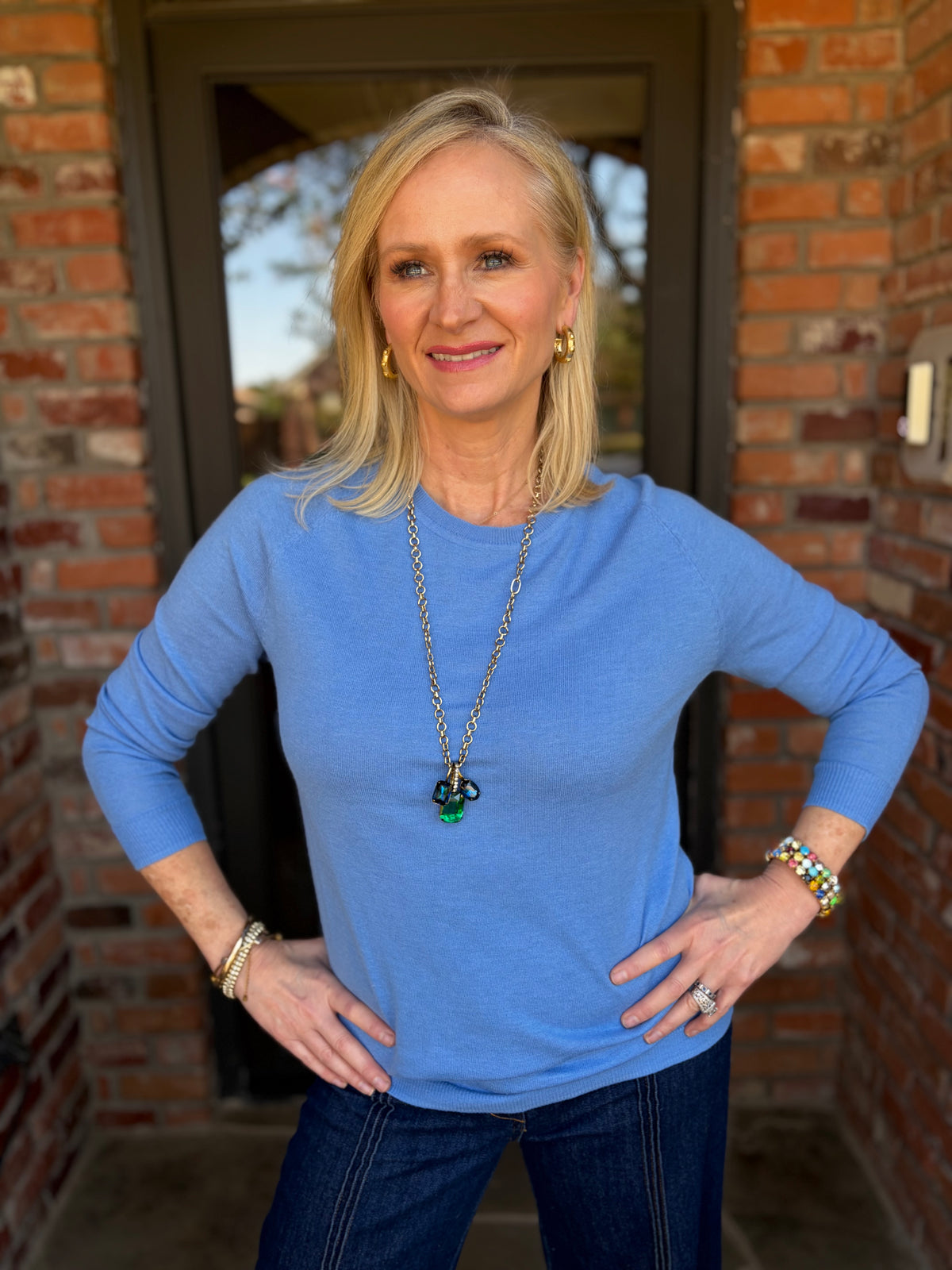 Sienna by Tova: Aqua Necklace