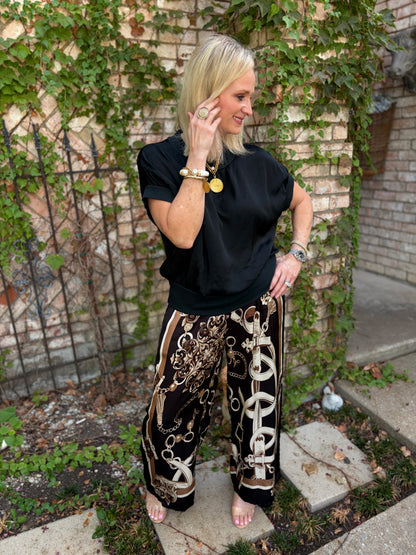 Midnight in Milan Blouse