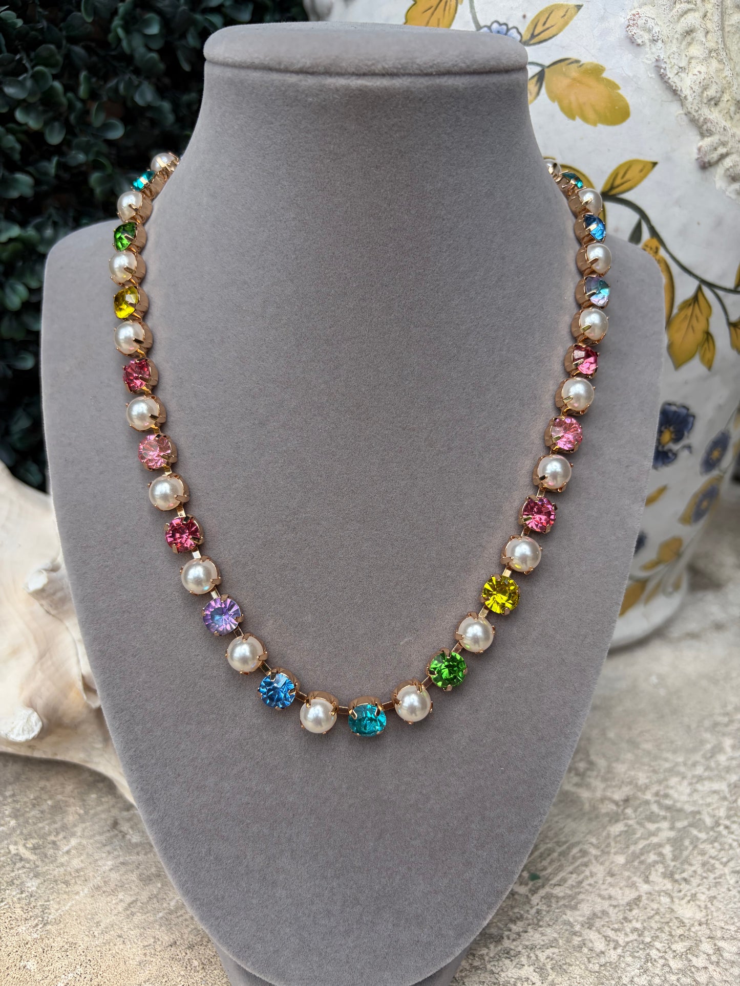 Emmy Color Pop & Pearl Necklace