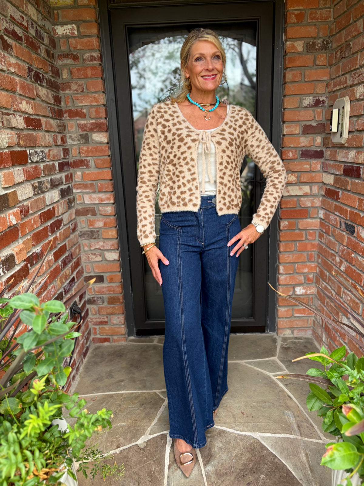 Savanna Chic Leopard Cardigan