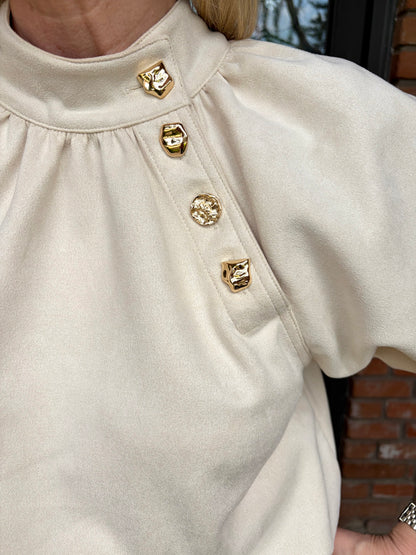 The Park Avenue Cream Blouse
