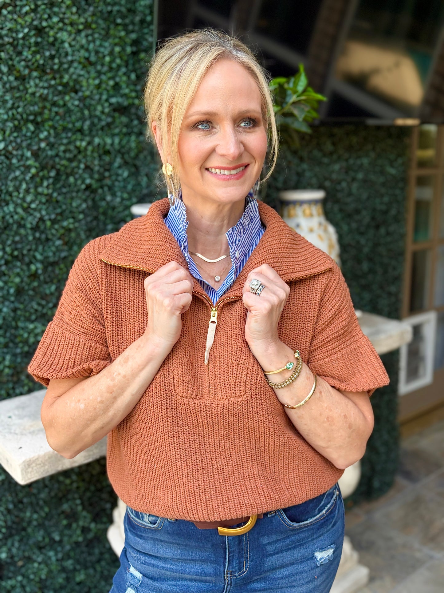 Prep in your Step Faux Collar