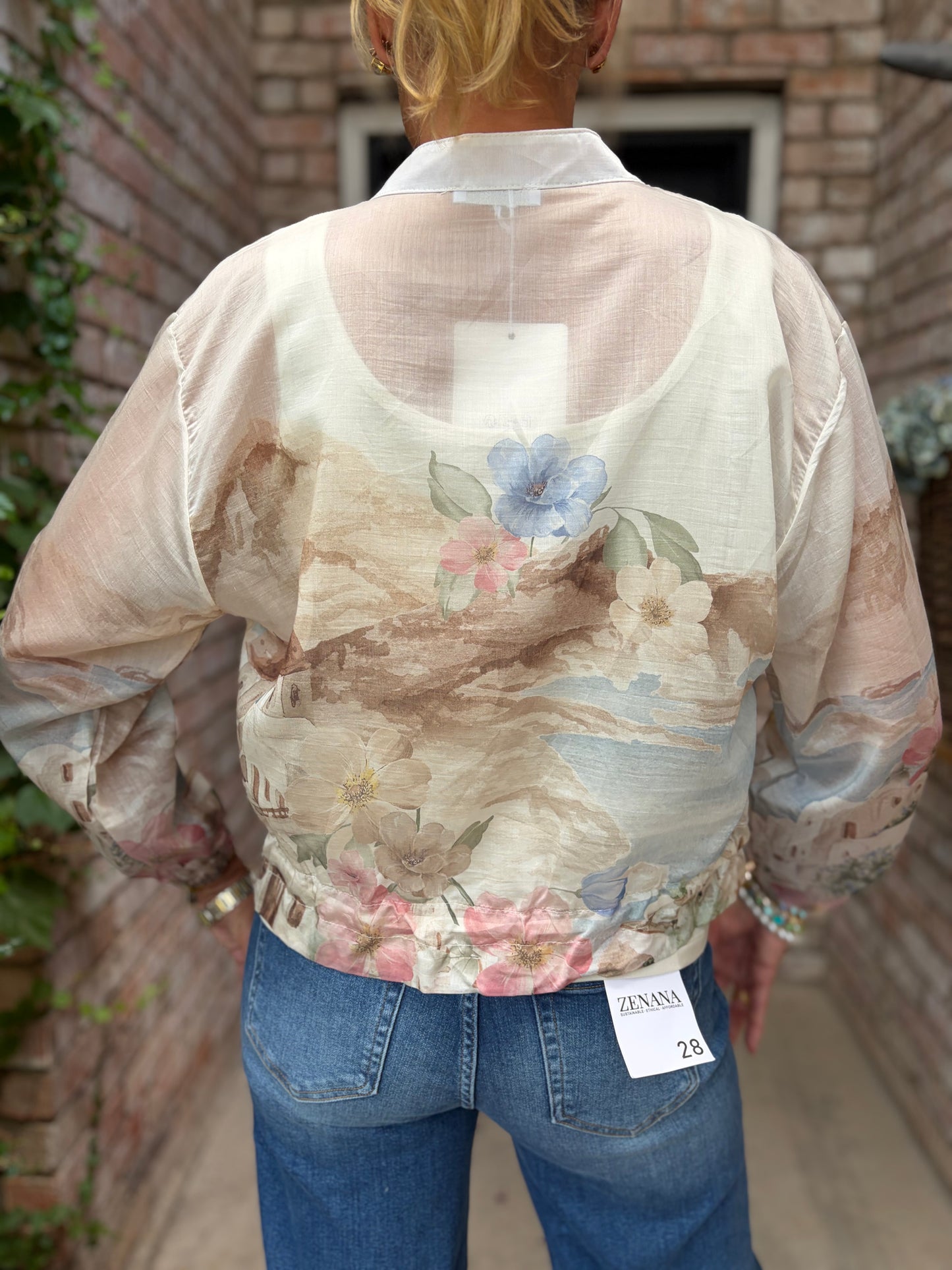 Sophisticated Summer Italian Scenic Jacket