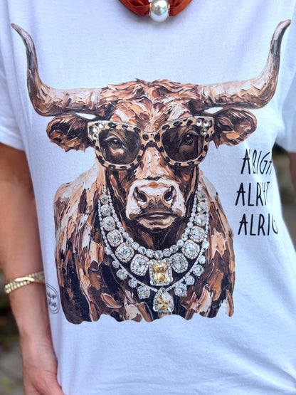 Longhorn Style Tee Is ALRIGHT