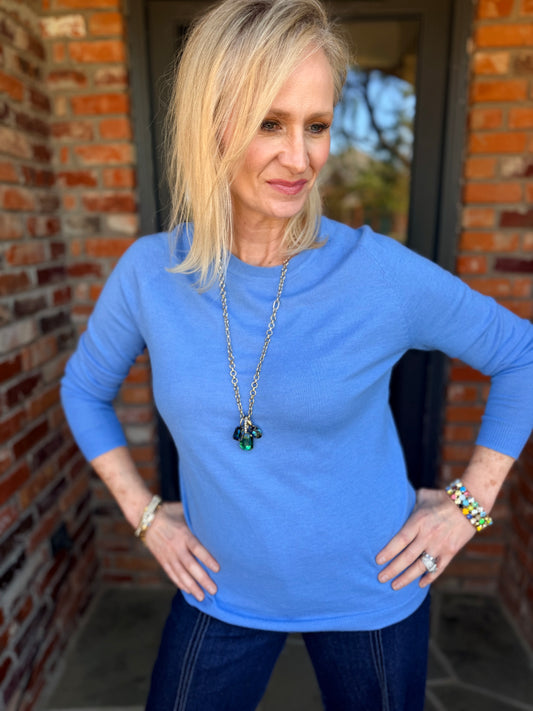 The Softest Blue Sweater