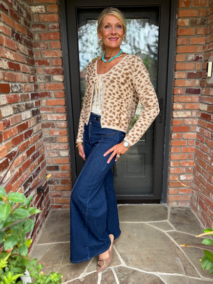 Savanna Chic Leopard Cardigan
