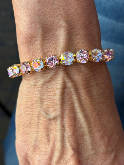 Pink Sparkle Stretch Bracelet