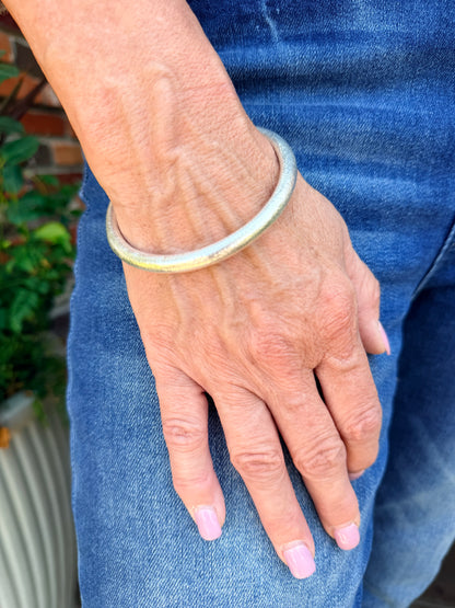 Daily Style Bangle -Silver