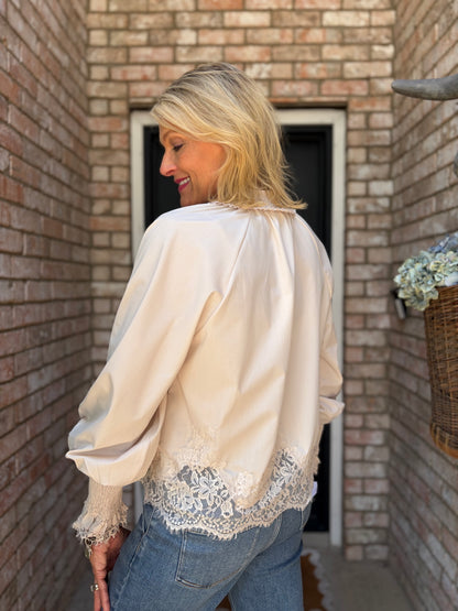 Pearl Lace Blouse