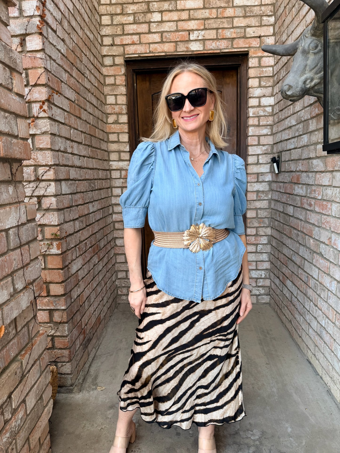 Livia Chambray Blouse