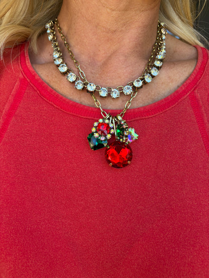 Stella Clear Crystal Necklace
