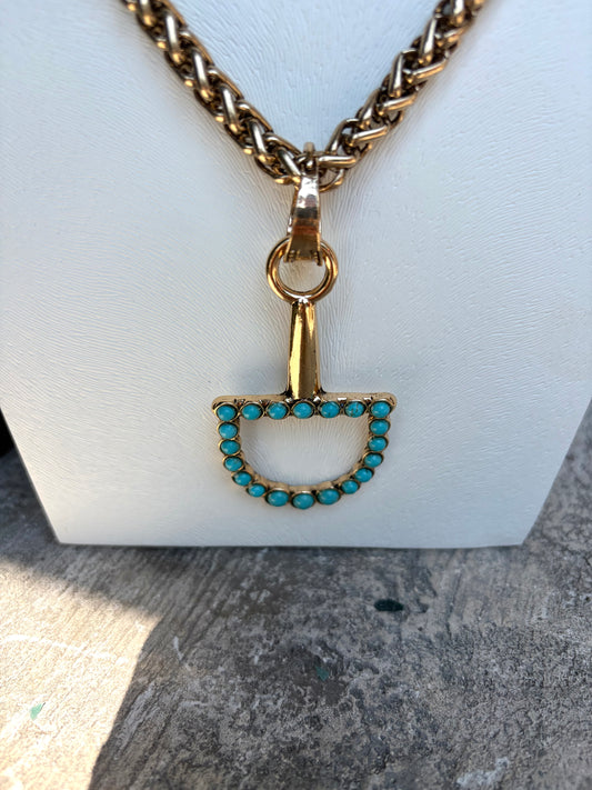 Sutton Horsebit Necklace