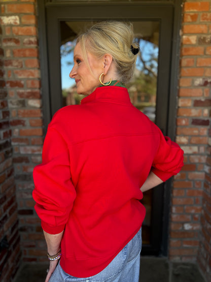 Everyday Ruby Red Sweatshirt