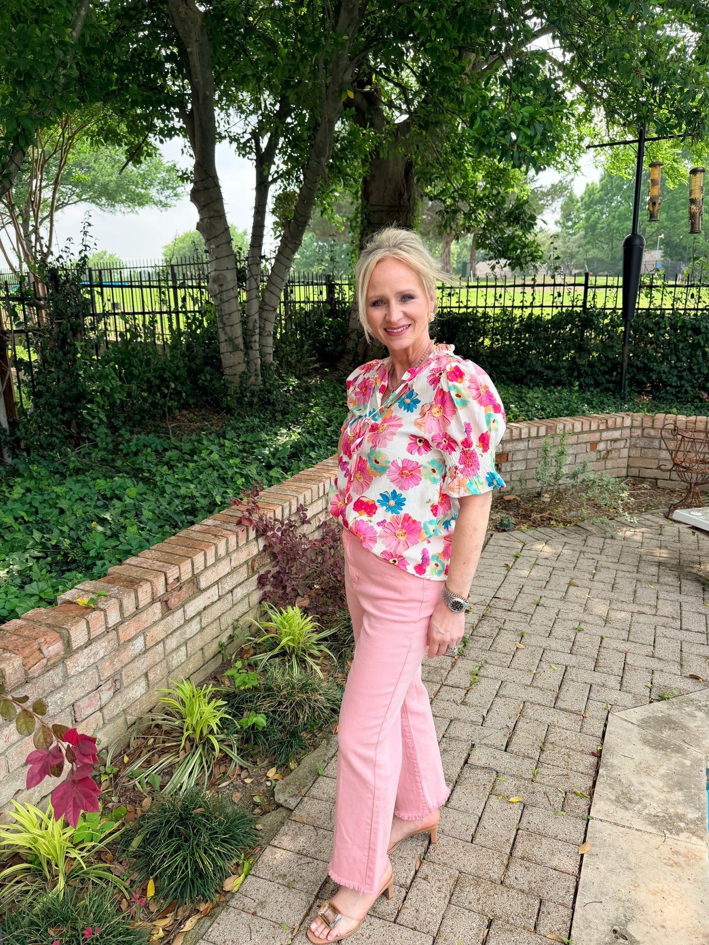 Feminine Floral Blouse