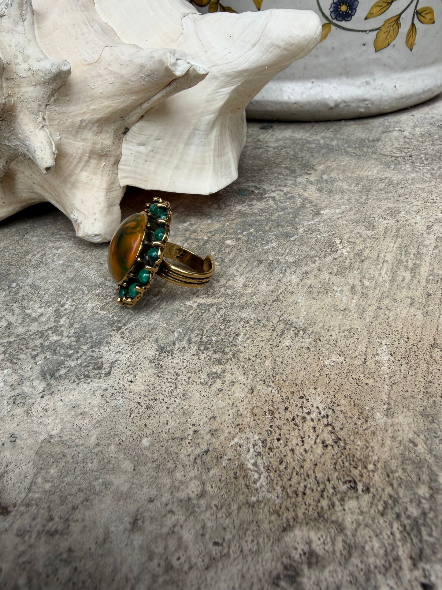Vintage Desert Bloom Ring