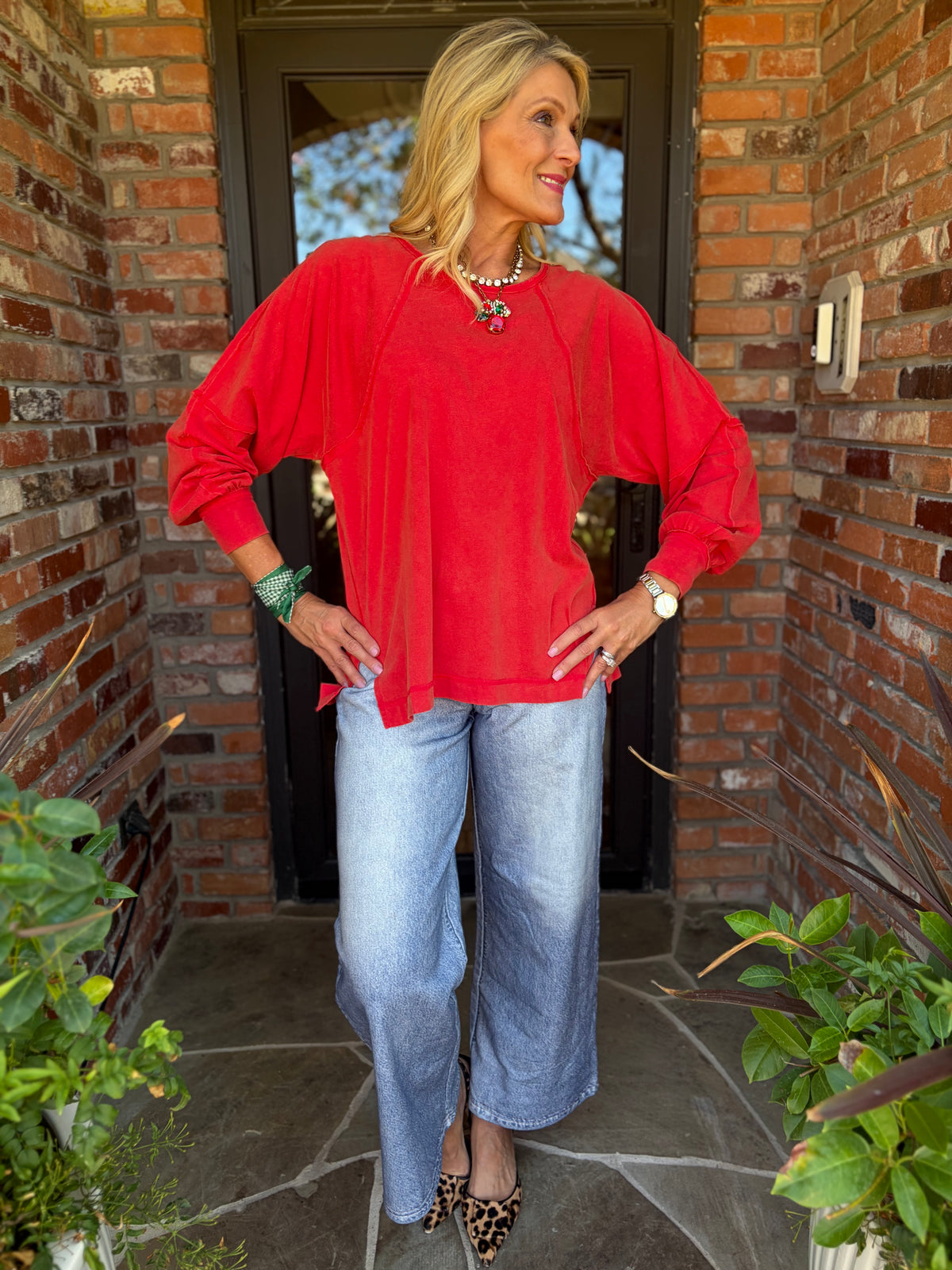 Ready To Go Red Tee