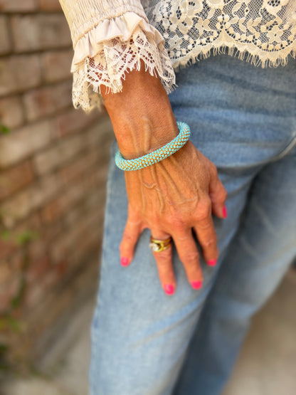 City Style Beaded Bracelet-Gold