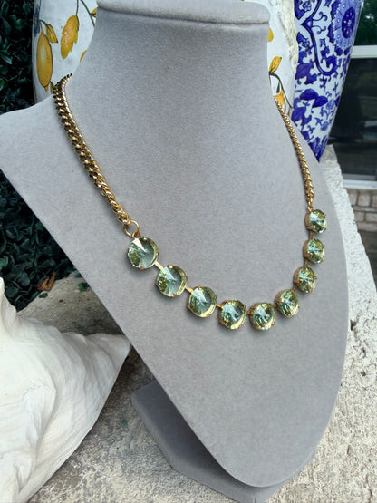 Tova- Mini Sofia Necklace-Aquamarine