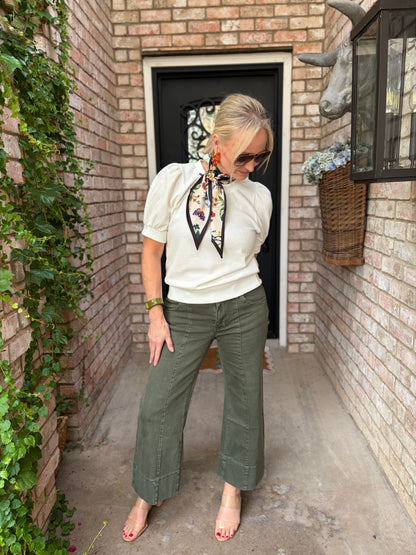 Elevated Cream Top