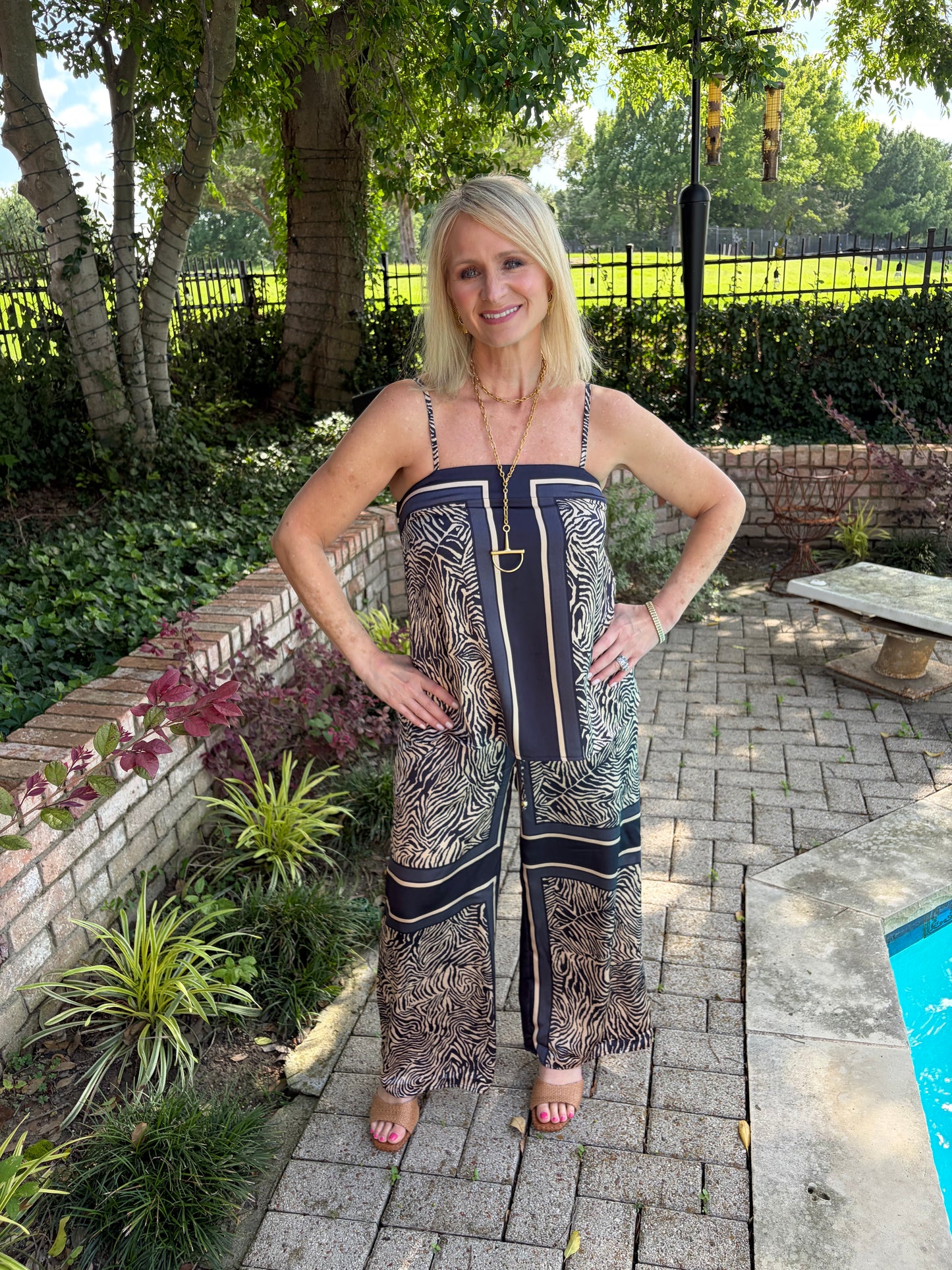 Modern Muse Navy Pant Set