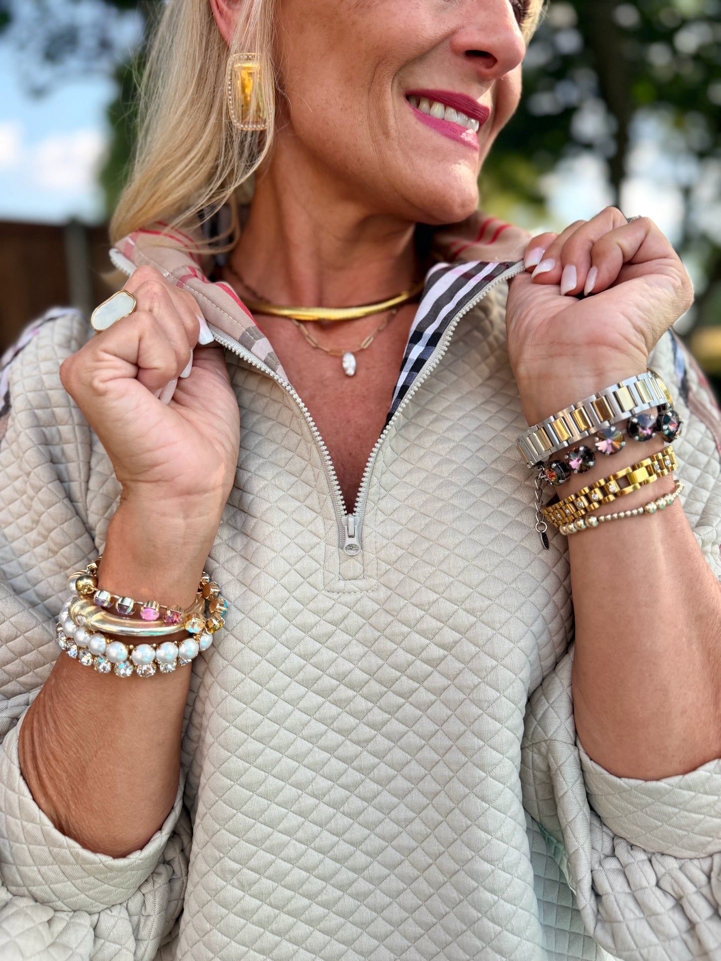 London Lane Textured Top