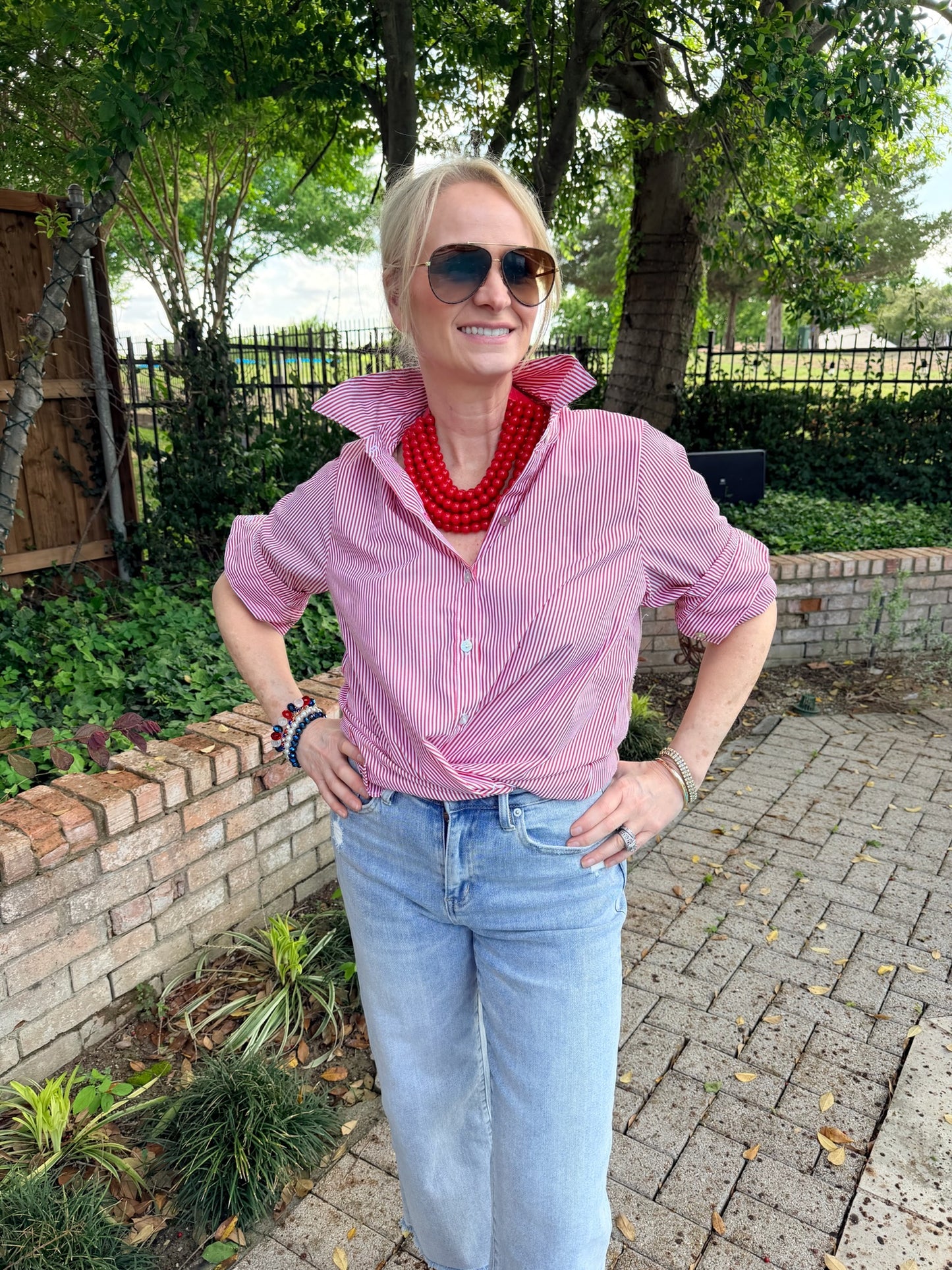 The Americana Oxford Blouse