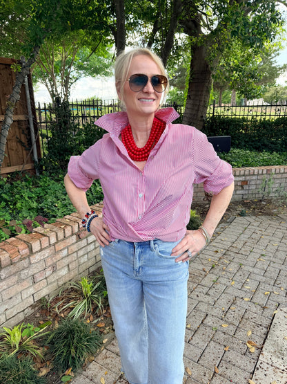 The Americana Oxford Blouse